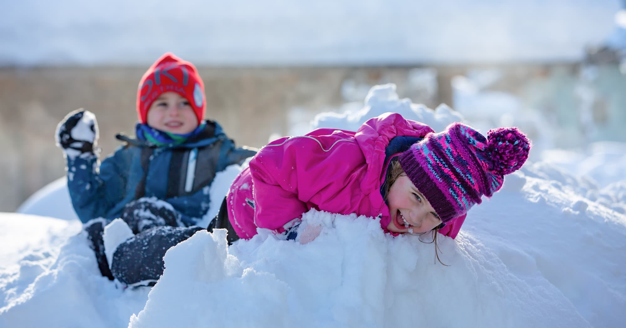 Familienurlaub im Winter im 4-Sterne Hotel Bergzeit in Flachau